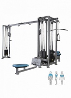 станция с блочной рамой 5-ти позиционная bencarfitness ts-p500